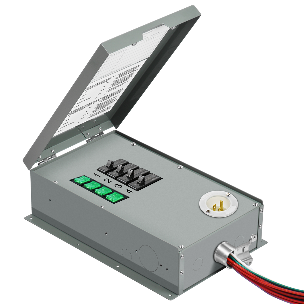 120V 15A 4-Circuit Non-Automatic Transfer Switch