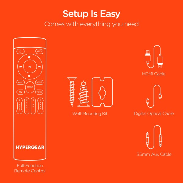 HyperGear 5.1 Home Theater Surround Sound System