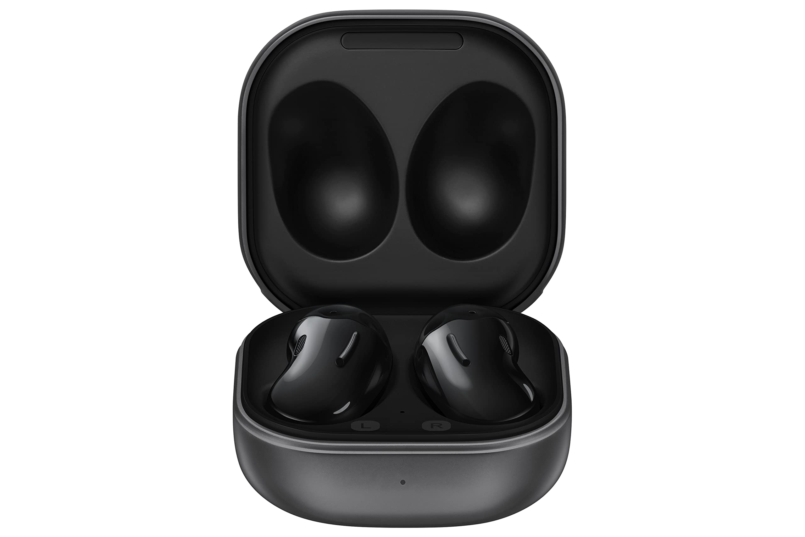 Samsung Galaxy Buds Live True Wireless Earbuds with Active Noise Cancelling Microphone Charging Case for Ear Buds US Version Onyx Black