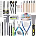 3D Printing Tool Kit Pro Grade Portable Tool Box contains 158 Pcs for Removing, Cleaning, and Finish 3D Print Accessories/Model Building