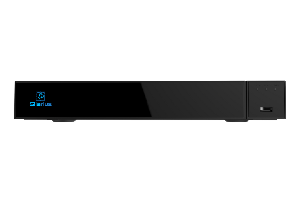 Silarius Pro Series SIL-NVR16CHPOE2 25CH total, 16-Channels 4K POE NVR Gigabit, NVR, 2TB HDD