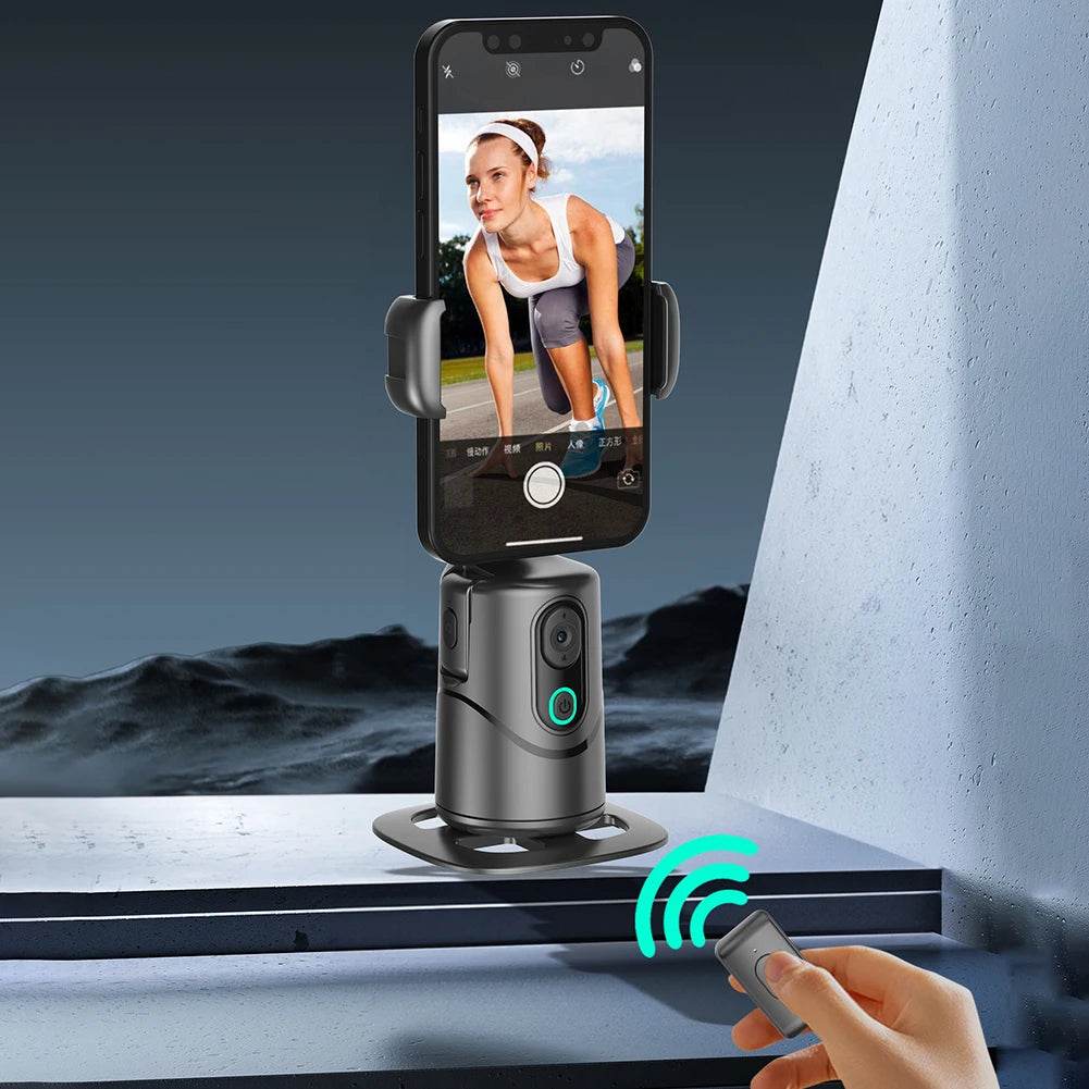 Auto Face Tracking Tripod 360° Rotation for Tiktok Videos
