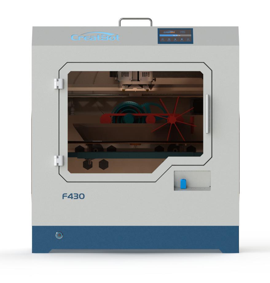 CreatBot F430 Dual Extruder Large Enclosed Chamber 3D Printer Bundle