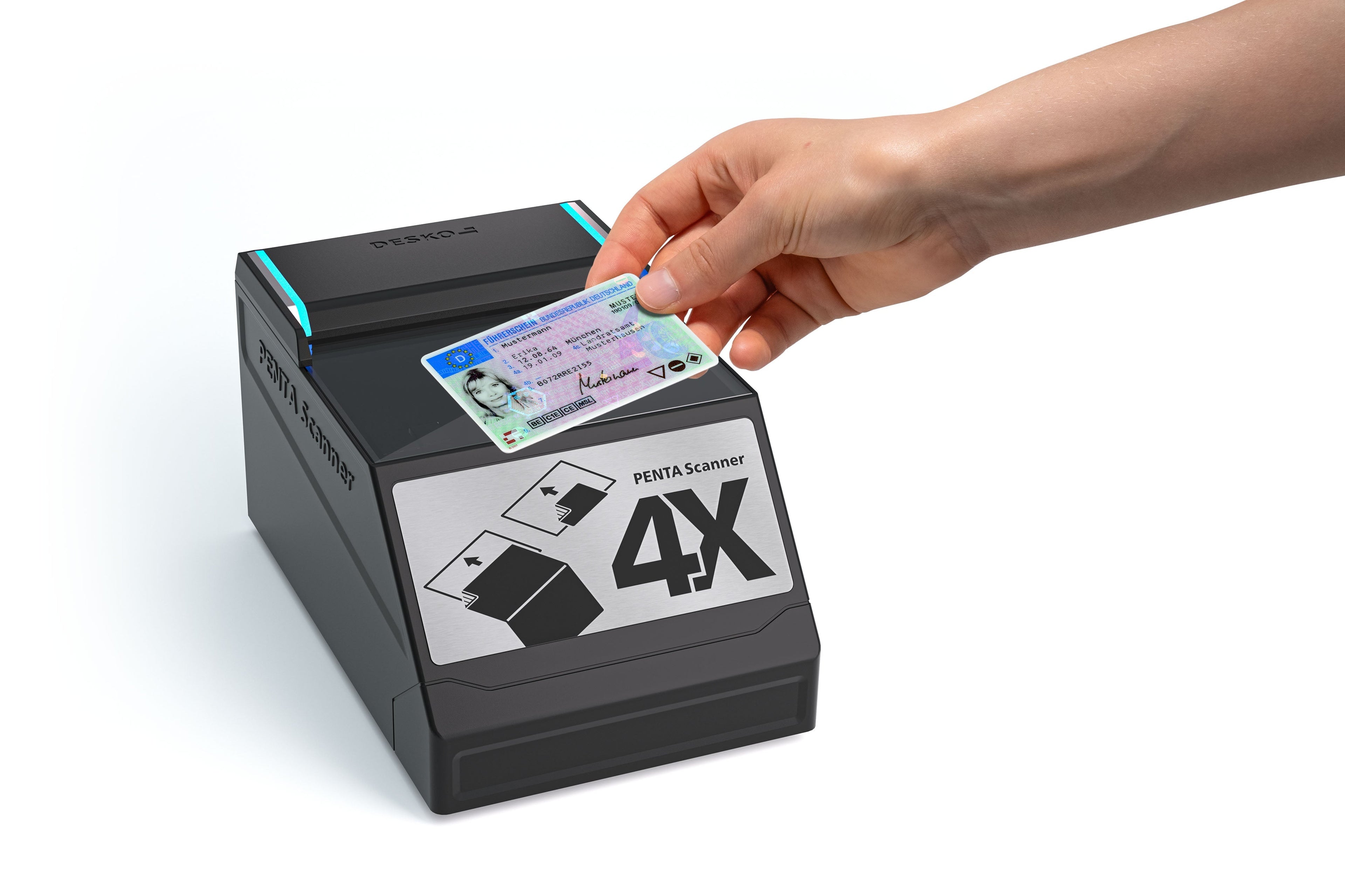 DESKO PENTA Scanner 4X – OCR, UV, Barcode & RFID Modules Included