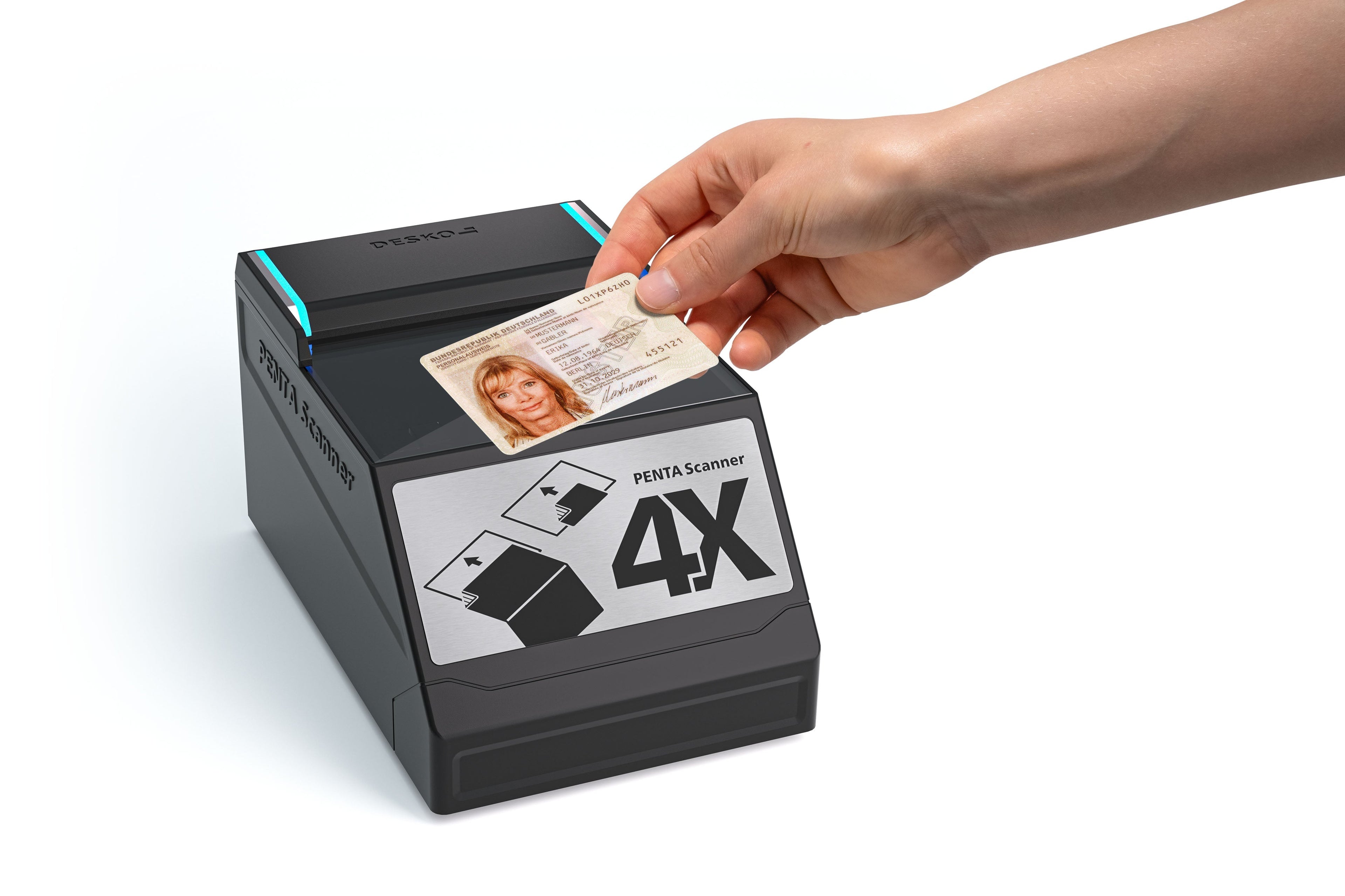 DESKO PENTA Scanner 4X – OCR, UV, Barcode & RFID Modules Included